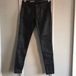 AG wax coated denim